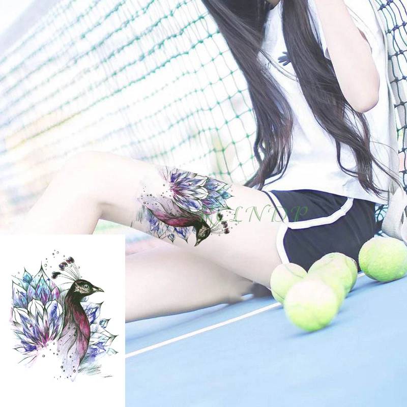 Водостойкая Временная тату наклейка летучая Птица ястреб боди арт поддельные