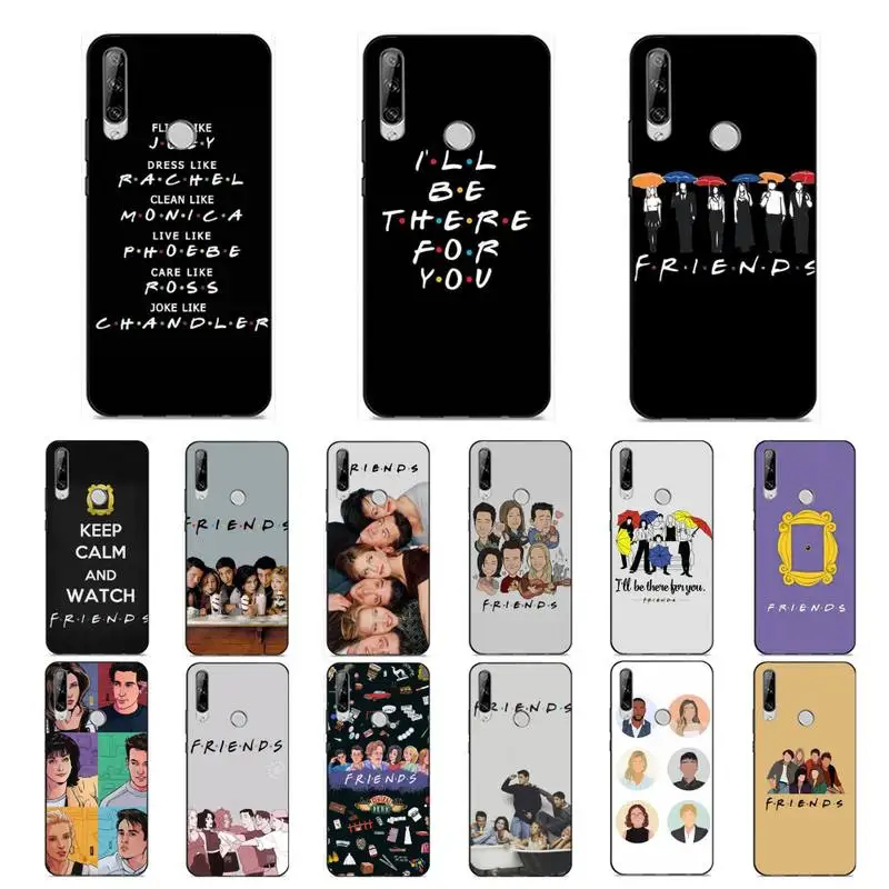

FHNBLJ Friends TV Show Phone Case for Huawei Y 6 9 7 5 8s prime 2019 2018 enjoy 7 plus
