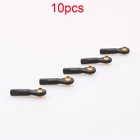 Пряжка из нейлонового пластика m2, 5M3 с шаровой головкой, концы рулевой тяги, держатель шарового шарнира, соединитель для радиоуправляемых частей самолета, 10 шт.