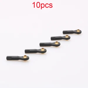 Пряжка из нейлонового пластика m2, 5M3 с шаровой головкой, концы рулевой тяги, держатель шарового шарнира, соединитель для радиоуправляемых частей самолета, 10 шт.