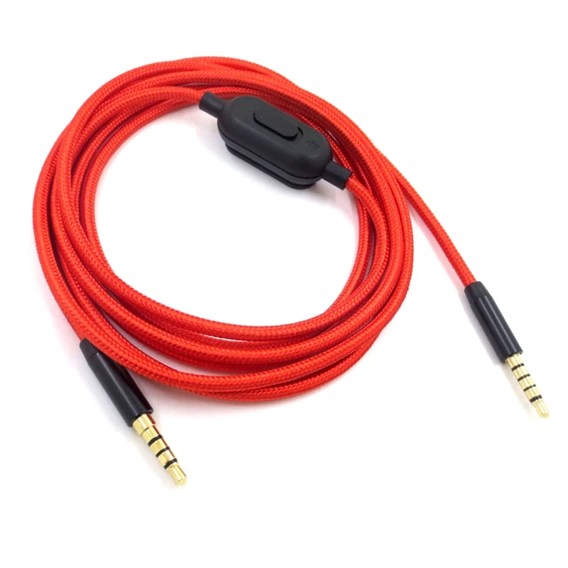 

Durable Headset Earphone Cable Audio-Cord Line for-Lo-gitech A10 A40 A30 Cable