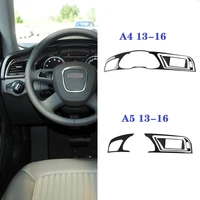 carbon fiber meter dashboard cover sticker fit for audi a4 b8 a5 s5 2013 2016 welke past car accessories