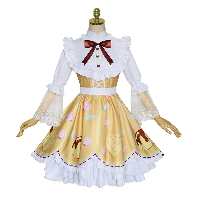 

Anime Identity V Machinist Tracy Reznik Cosplay Costume Candy Girl Lolita Dress Glasses Lovely Uniform Carnival For Girl