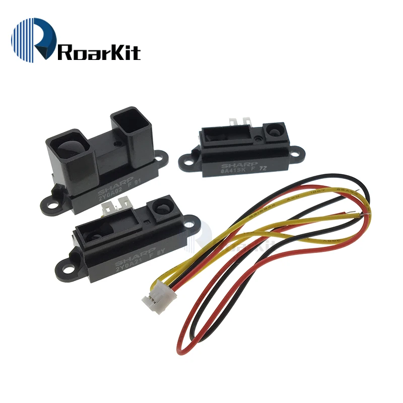 GP2Y0A21YK0F 10 80 см GP2Y0A02YK0F 20 150 GP2Y0A41SK0F 0A41SK 4 30 Инфракрасный датчик приближения IR