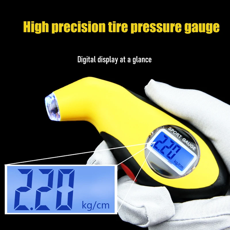 

Tyre Air Pressure Gauge Meter Electronic Digital LCD Car Tire Manometer Barometers Tester Tool For Auto Car Motorcycle