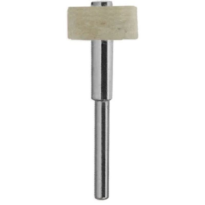 

10 Pcs 1/2 Inches Mandrel Wools Fits Rotary Tool Felt Buffing Polishing Wheels Detail Abrasive Tools