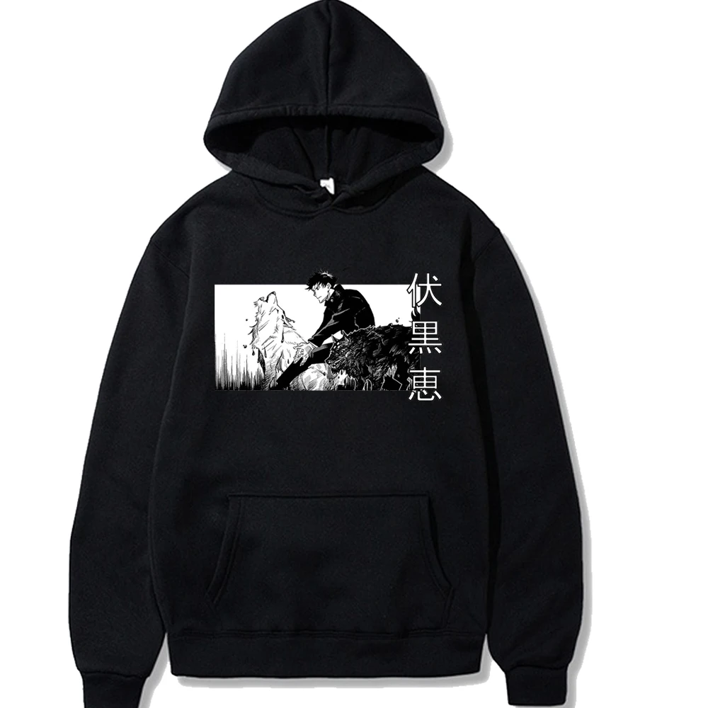 

Jujutsu Kaisen Hoodies Pullovers Tops Long Sleeves Hoodie Men