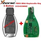 Универсальный смарт-ключ Xhorse VVDI MB FBS3 BGA KeylessGo 315433 МГц для W204 W207 W212 W164 W166 W221