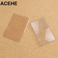 acehe magnifying glasses pocket credit card size transparent glasses 3x magnifier magnifying fresnel lens