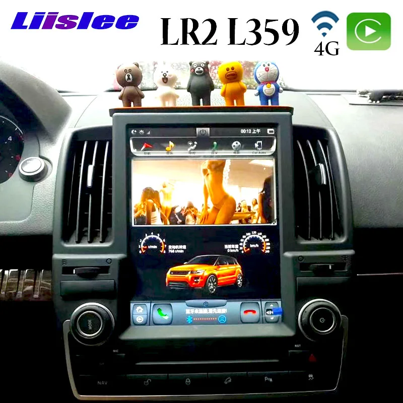 Автомобильный мультимедийный плеер Liandlee NAVI CarPlay для Land Rover Freelander 2 LR2 L359 2005 ~ 2014