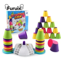 colorful stacking cups game classic family game great gift idea for boys and girls educational toys for kid gift