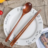 dinnerware set creative korean spoon chopsticks set log spoon chopsticks for cook environmentally portable korean kitchen