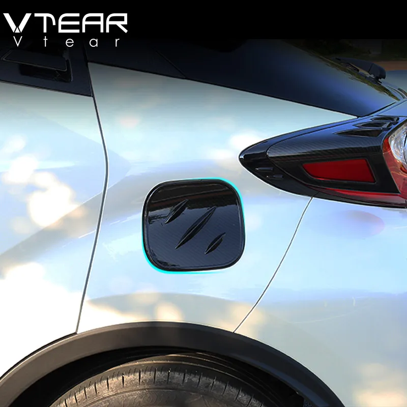 Vtear для Toyota C HR CHR 2017 2018 2019 углеродное волокно автомобильный масляный Топливный Бак