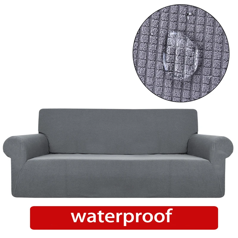 

Sofa Set Home Fabric Elastic Sofa Cover All-inclusive 1/2/3/4 Seater Waterproof