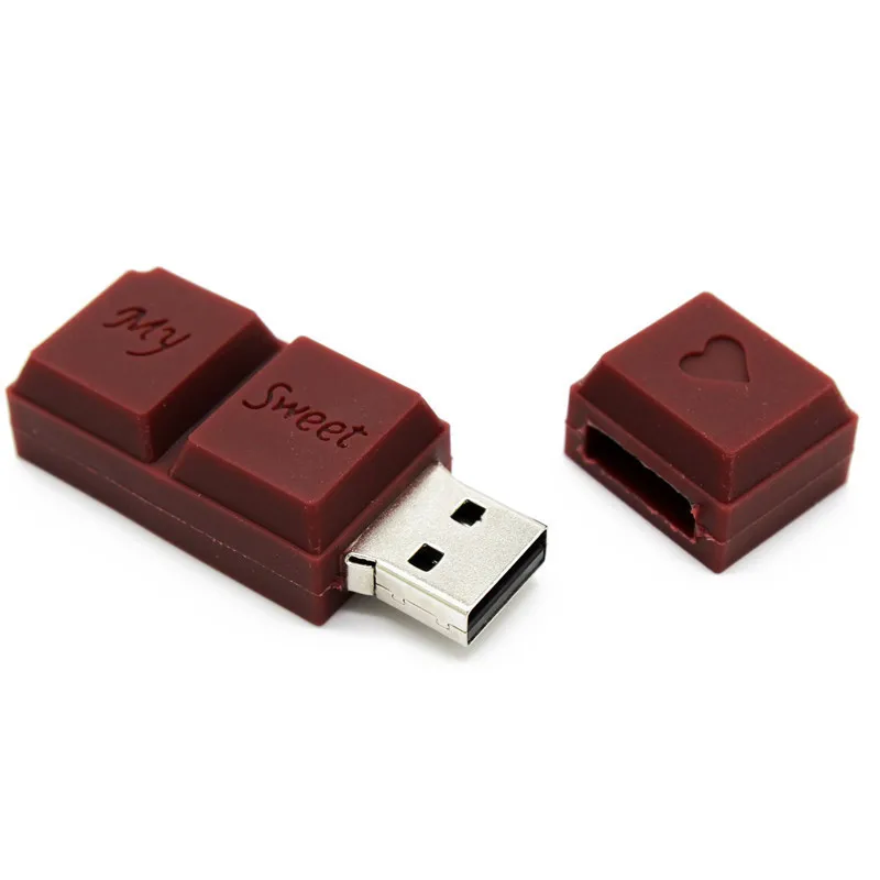 Usb флеш накопитель TEXT ME шоколадный 64 ГБ 32 16 8 Гб|64gb pen drive|8gb usb flash driveflash drive |