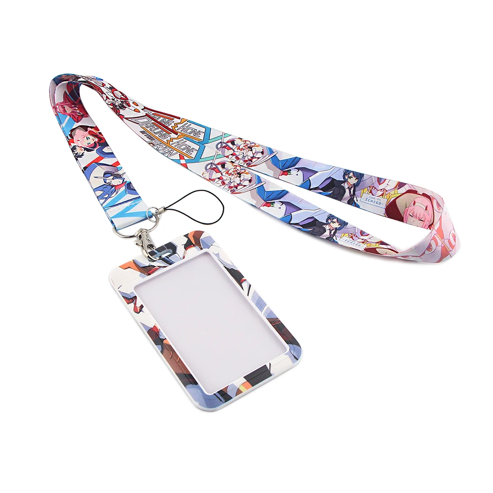 

BG601 Anime Cartoon ID Badge Card Holder Passport Tags Holder with Lanyard Office Work Student Bus Card Holder