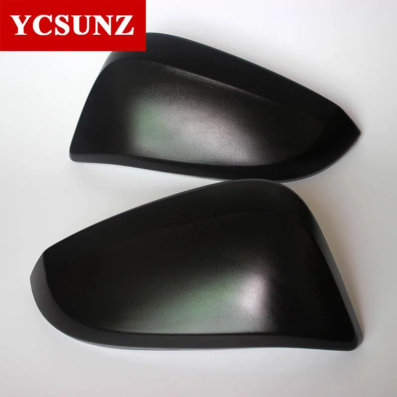 Для Toyota Rav4 2015 Крышка бокового зеркала автомобиля ABS черная зеркальная для 2014 2016