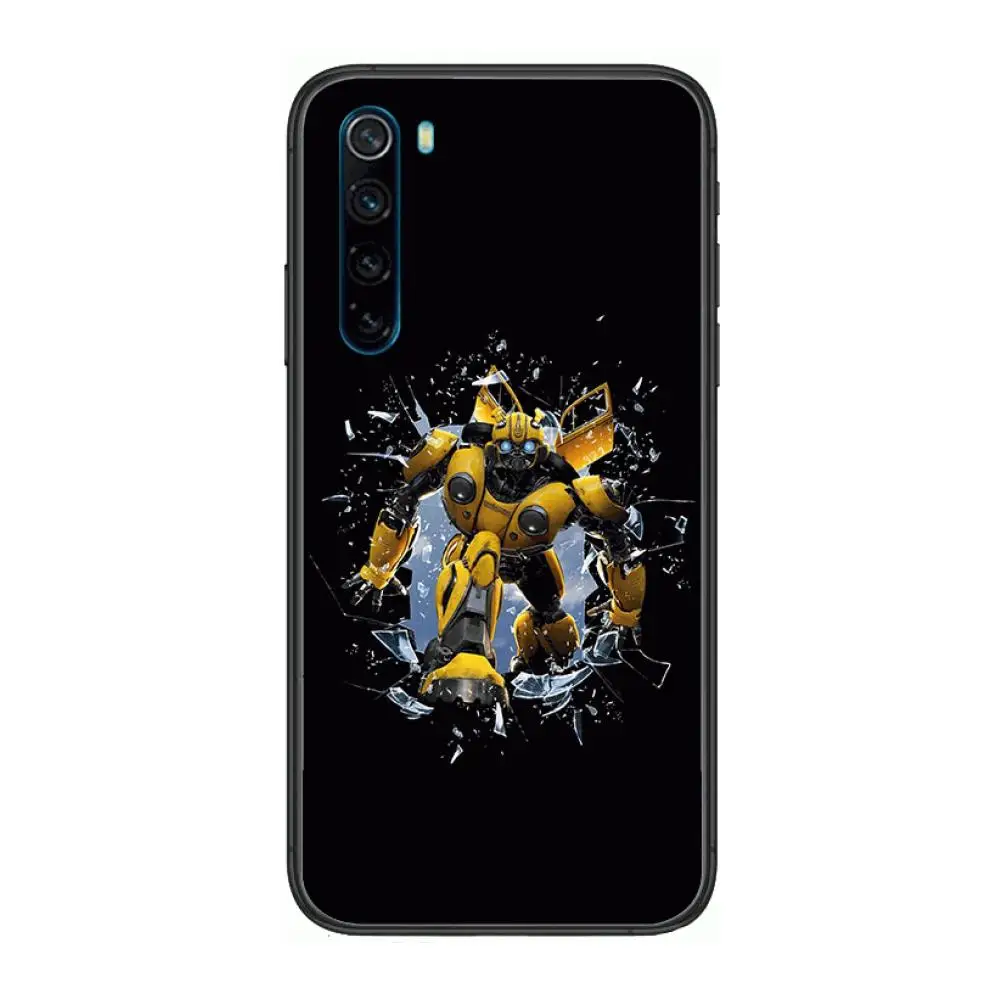 

Transformers bumblebee cartoon Phone Case For XiaoMi Redmi Note 9S 8 7 6 5 A Pro T Y1 Anime Black Cover Silicone Back Pretty