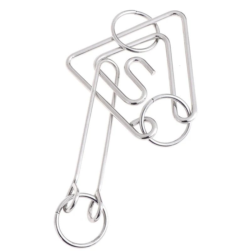 

Classic Challenging Metal Wire Puzzle Brain Teaser Game for Adults Kids Toys