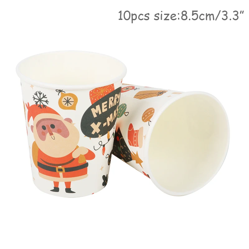 10 шт. одноразовые бумажные чашки для кофе | Дом и сад
