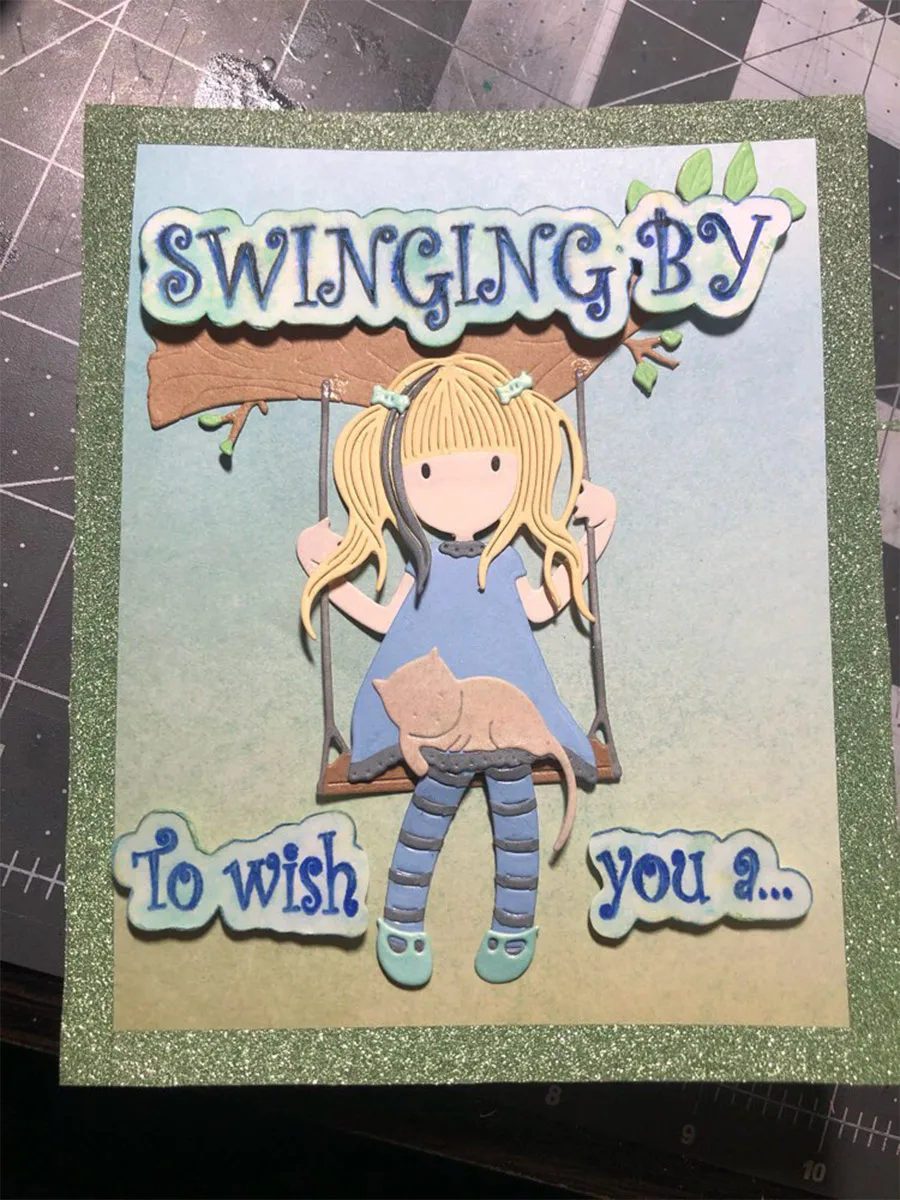 39 трафареты для девочек-сидящих птиц рукоделия скрапбукинга Новые поступления