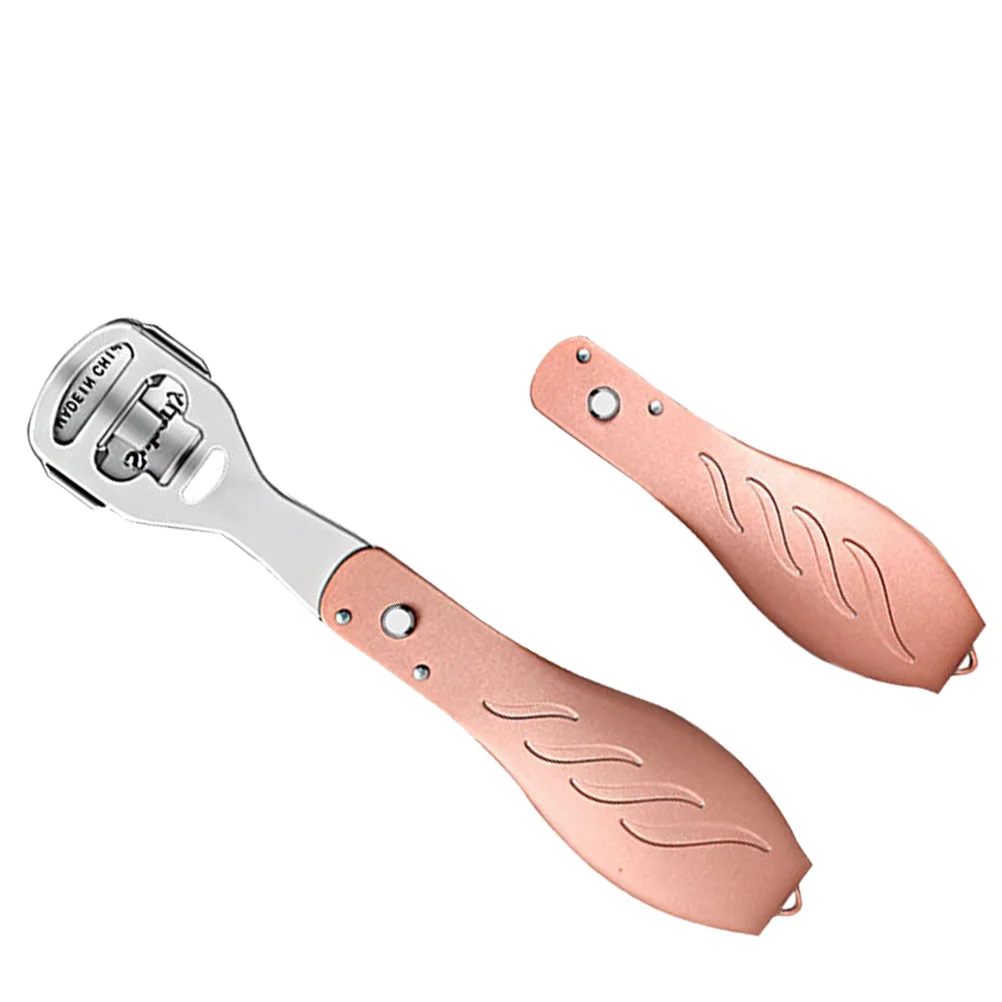

1 Set of Pedicure Trimmer Dead Skin Remover Pedicure Supplies (Rose Gold)