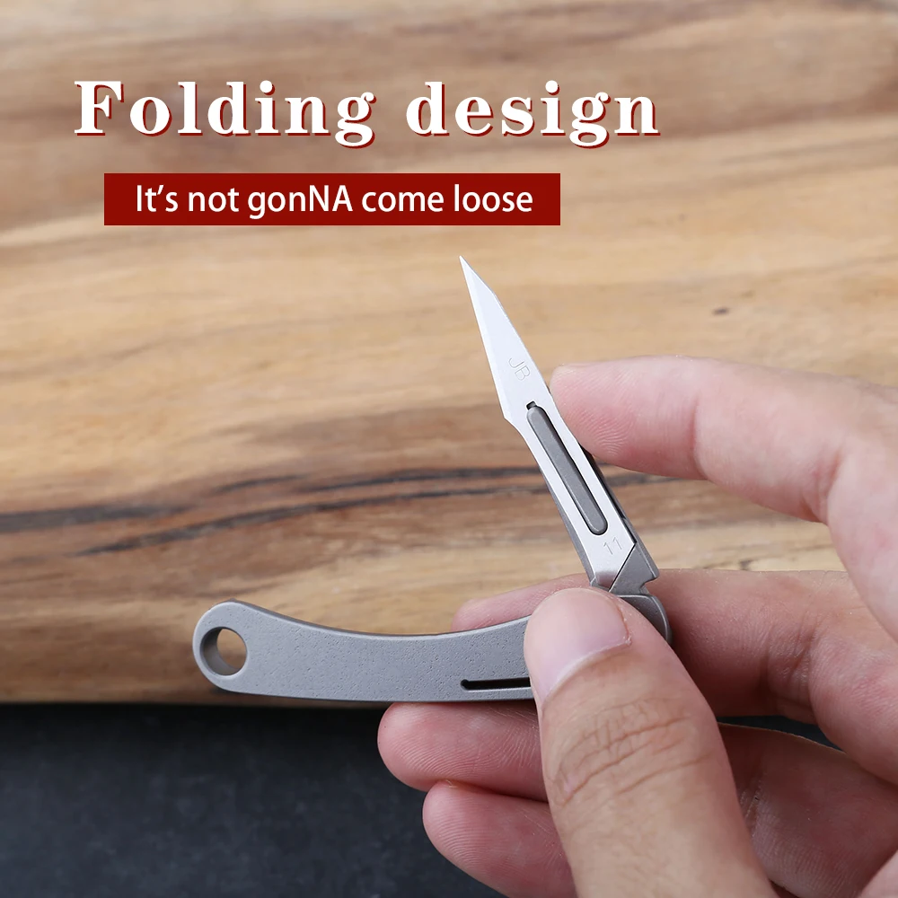 

Folding Knife Multi-functional Emergency Medical EDC Titanium Alloy High Hardness Portable Outdoor Rescue Tool Knife
