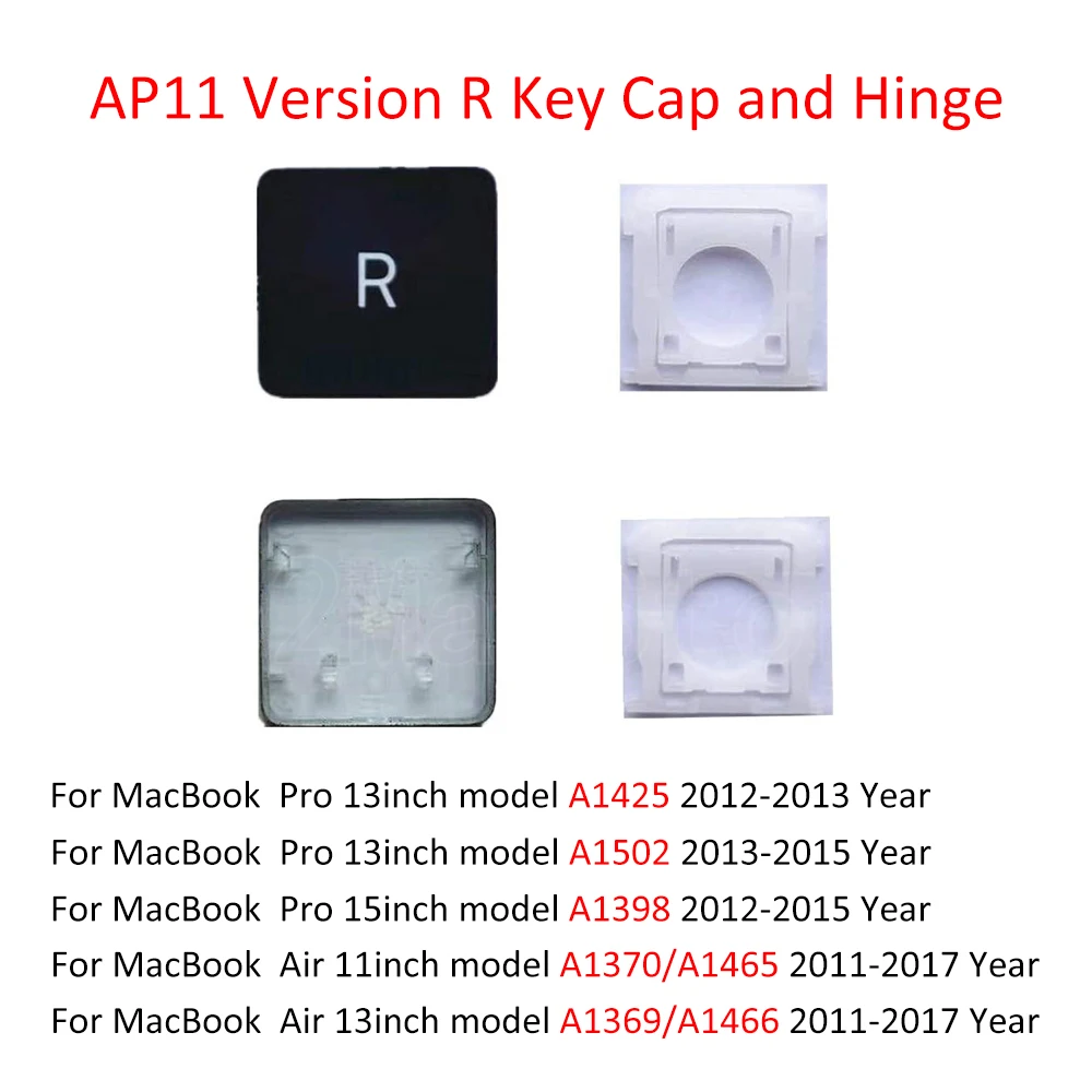 Сменная крышка и петля AP11 типа R для клавиатуры MacBook Pro A1425 A1502 A1398 Air A1369/A1466 A1370/A1465 |