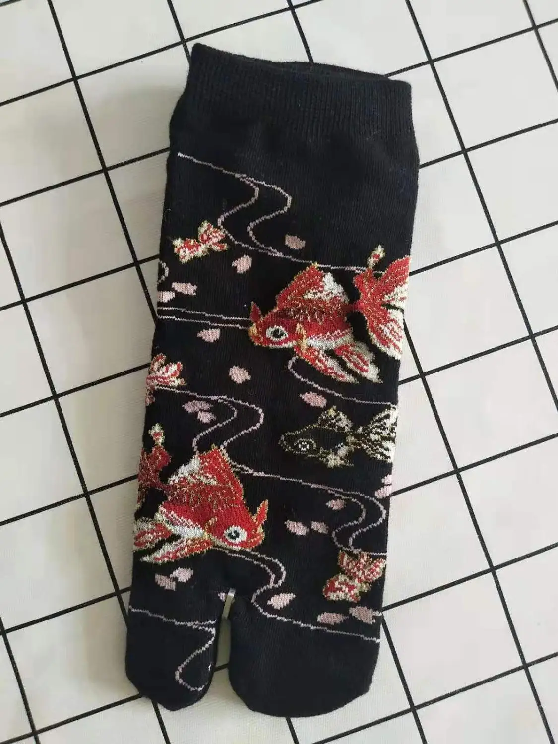 YOOWALK samurai/короткие носки, японский стиль, унисекс, носки с двумя пальцами, хлопковые носки с двумя носками, сумка на ногу, Короткие хлопковые носки - Цвет: NO.3