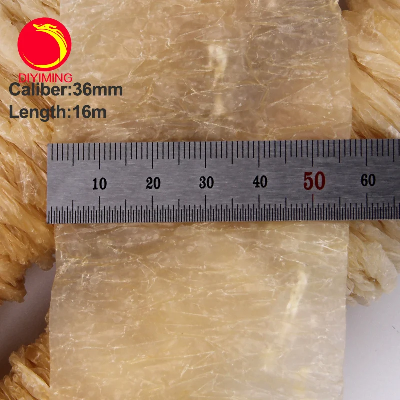 Оболочка для упаковки колбасы диаметр 36 мм длина 2*8 м в лоте сухая оболочка