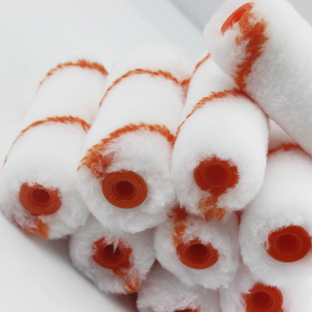 12 шт. 4 дюймовые крышки для рулонов краски мини ролик обрезки высококачественный