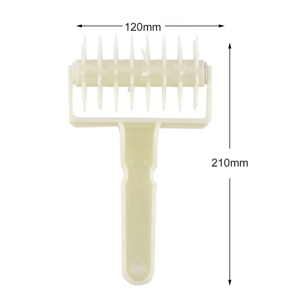 

Hot Plastic Pizza Pie Pastry Dough Docker Pizza Roller Dough Pitter Baking Tool Great for pastries pie dough surface Essential