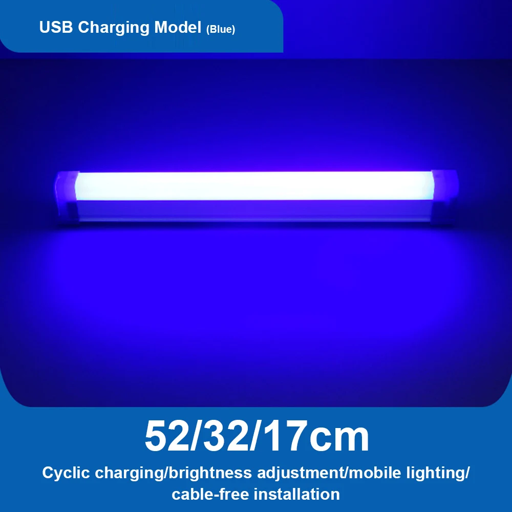 

52/32/17cm LED Fill Light Portable RGB Lamps Colorful Atmosphere Night Lights Photography Lighting Stick Selfie Lamp Live Beauty