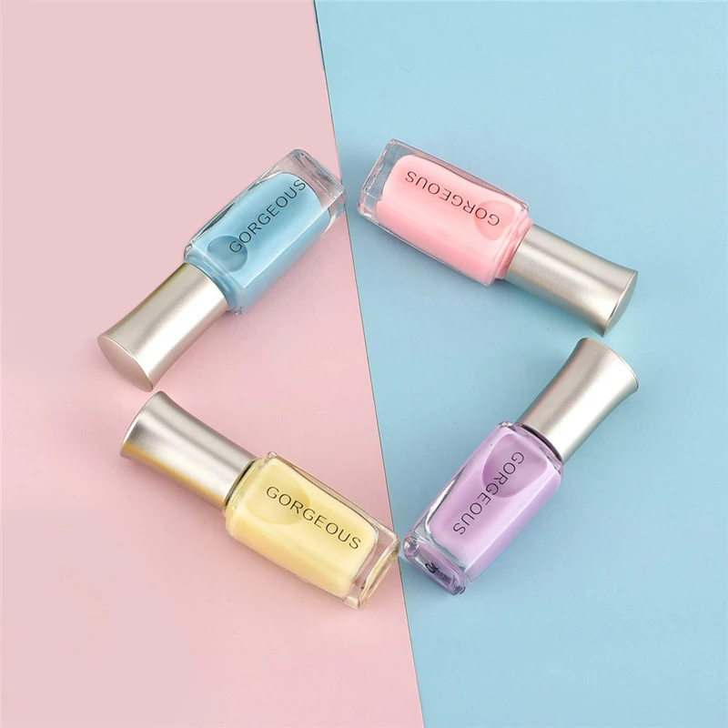 Новый лак для ногтей яркого цвета телесного Быстросохнущий полупрозрачный