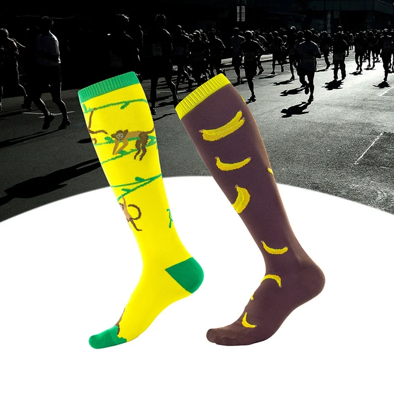 

Compression Socks Knee High/Long Quick Drying Nylon Hosiery Cycling Running Footwear Accessories Casual Style Sports Socks 2020