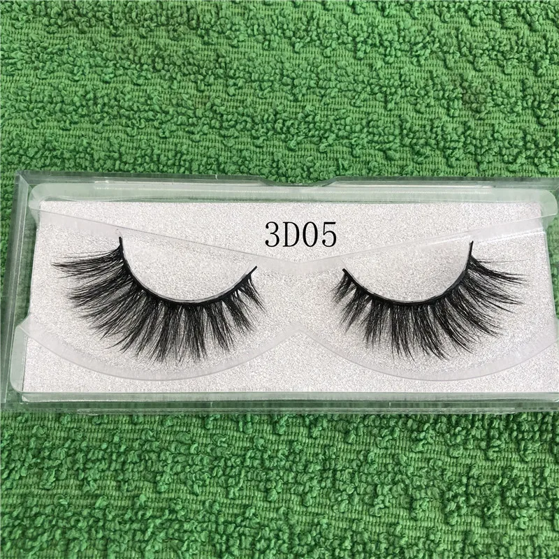 3D норковые Накладные ресницы природных тонкими пушистый пышный объем