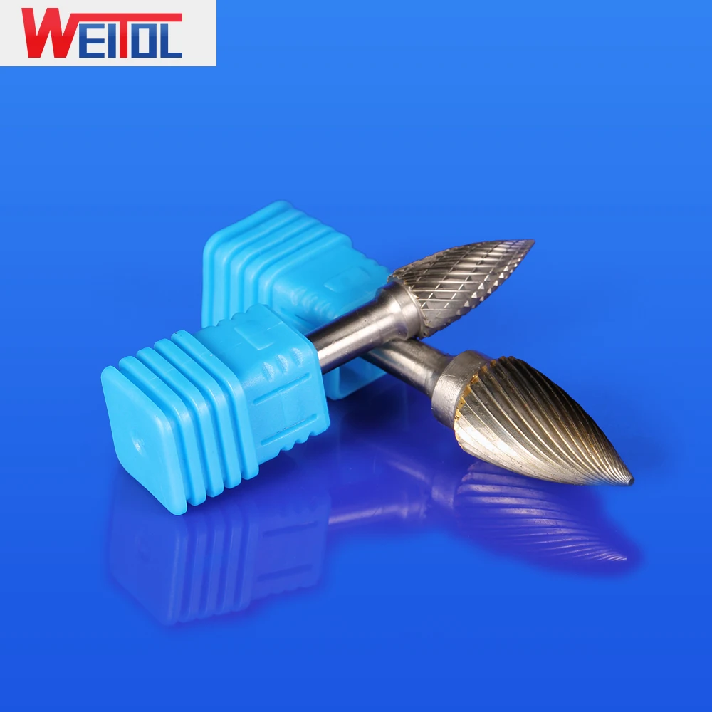 WeiTol 1 шт. 1/4 дюйма 6 мм вольфрамовые карбидные заусенцы режущие сверла тип