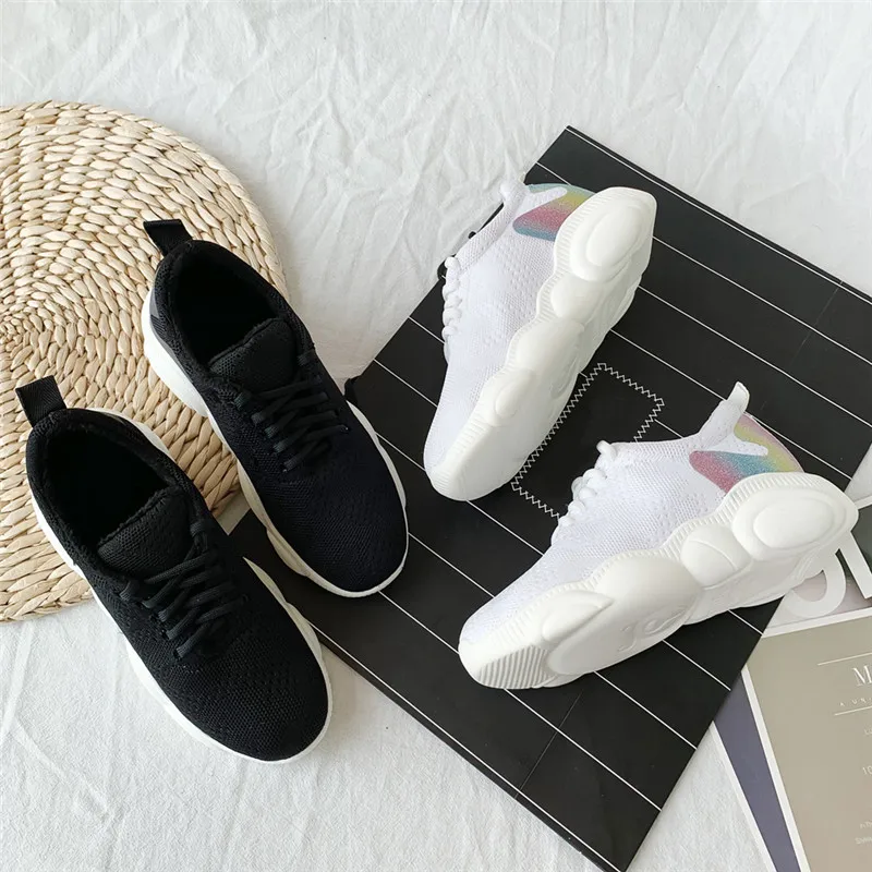 Odetina/женская уличная обувь на плоской платформе повседневная мягкой подошве