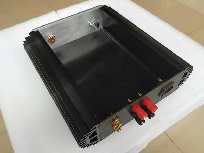 BRZHIFI BZ2208 алюминиевый чехол с двойным радиатором для усилителя мощности класса A