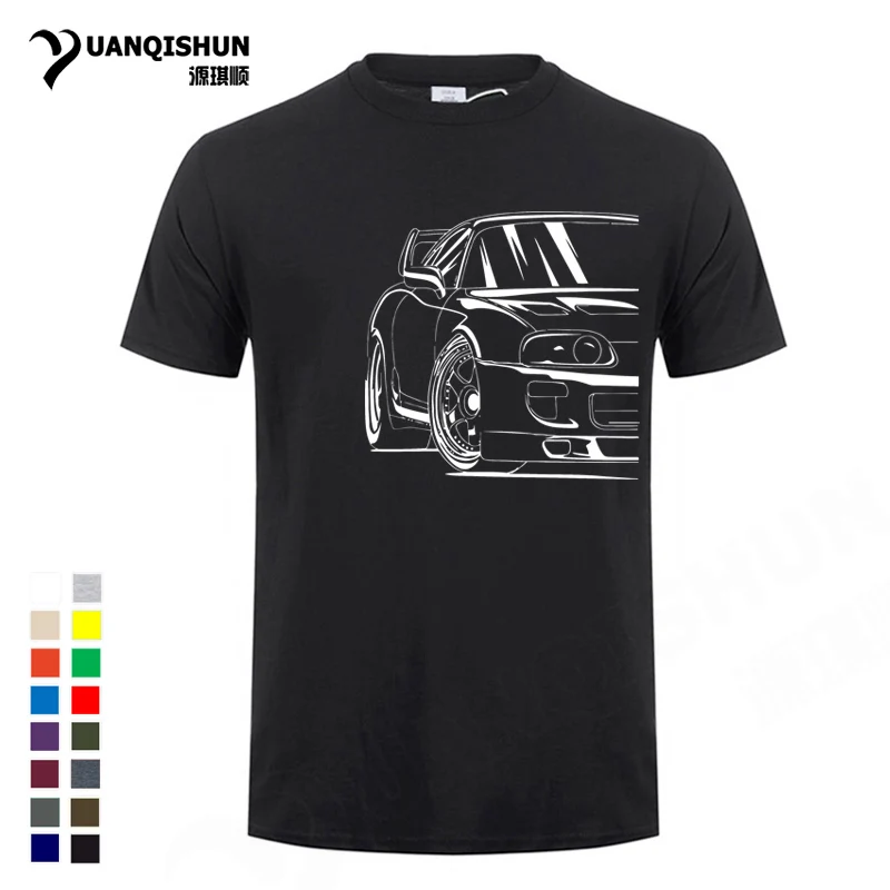 Футболка Supra 2JZ JDM 16 цветов модная футболка в стиле Харадзюку 100% хлопок Женская