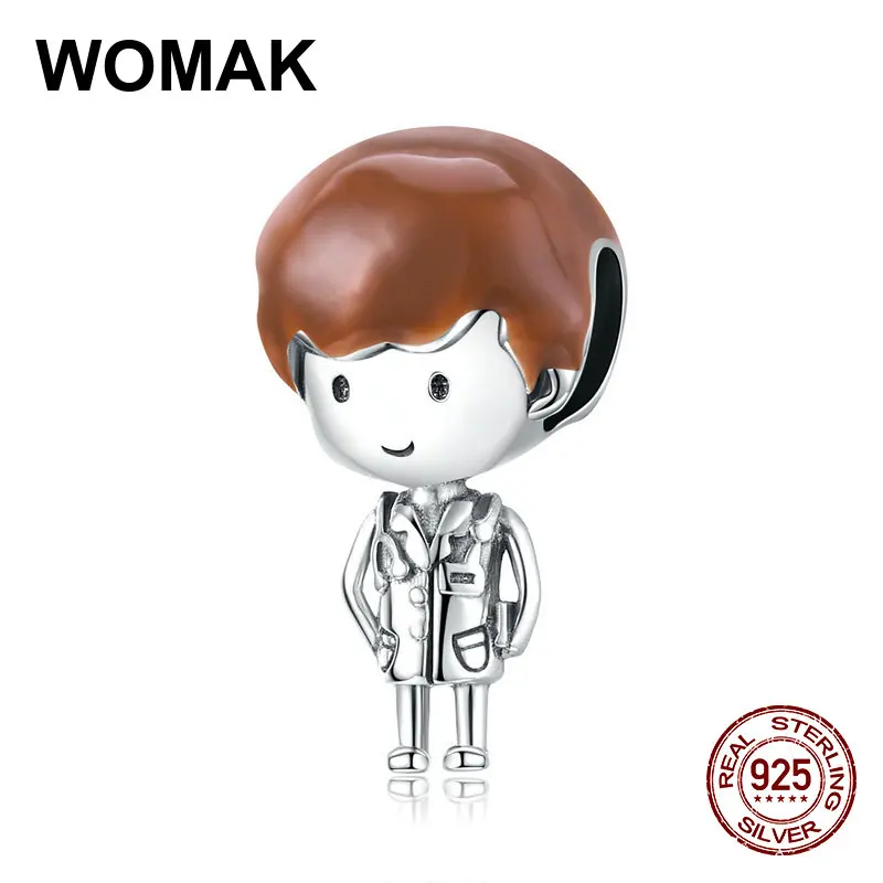 Женский кулон из серебра 100% пробы с белым ангелом | Украшения и аксессуары