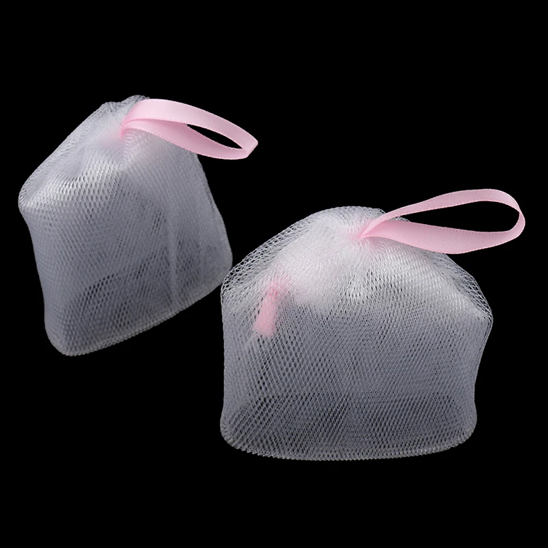 Мешок для мыла очищающие сетки тела пенящаяся сетка PE Bubble Helper Mesh мытья лица | Дом и