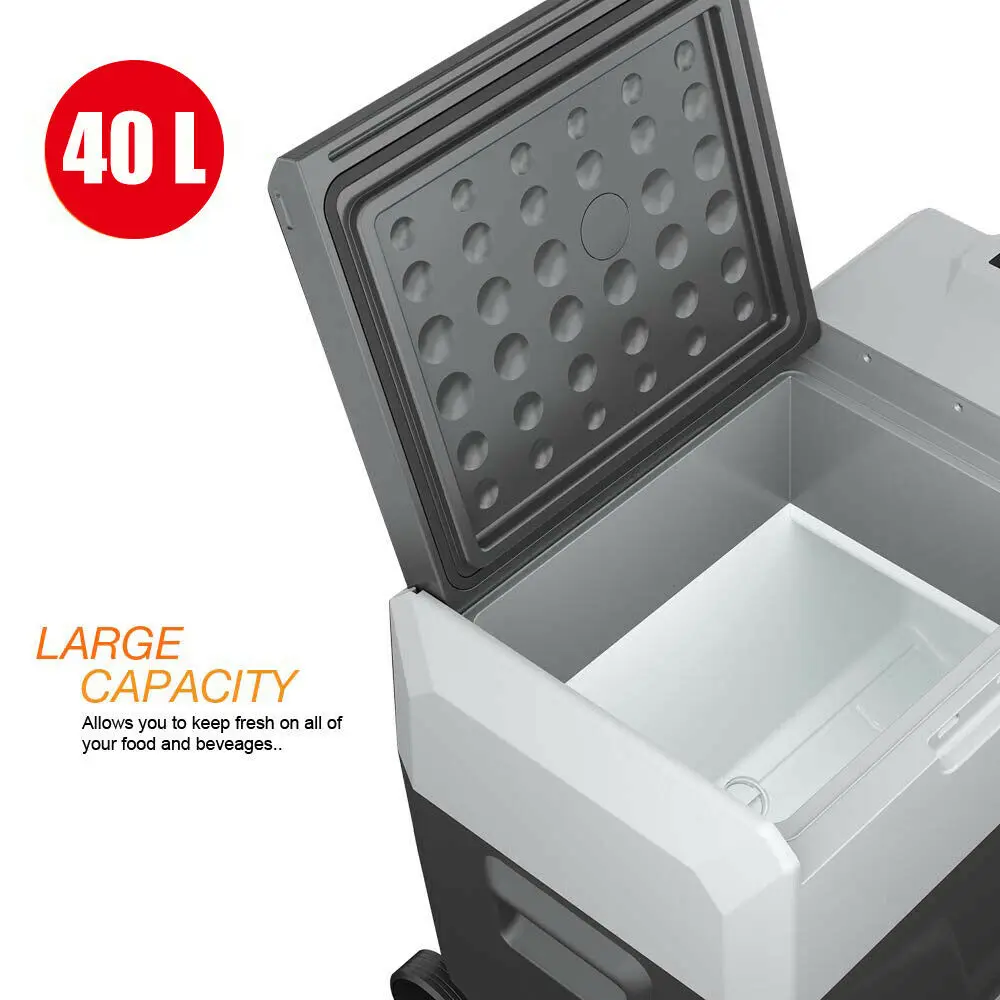 Портативный Электрический автомобильный охладитель 40 л холодильник