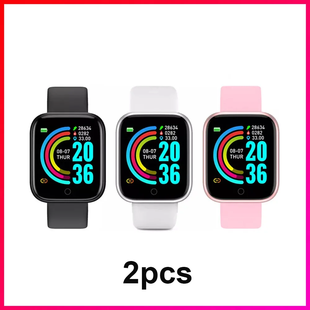 

Smart Watch Y68 D20 Fitness Bracelet Heart Rate Monitor Blood Pressure Bluetooth Watch for IOS Android Phone PK M3 M5 M6 D18 D13