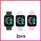 Смарт-часы Y68 D20 фитнес-браслет с пульсометром и тонометром Bluetooth часы для телефонов IOS Android PK M3 M5 M6 D18 D13