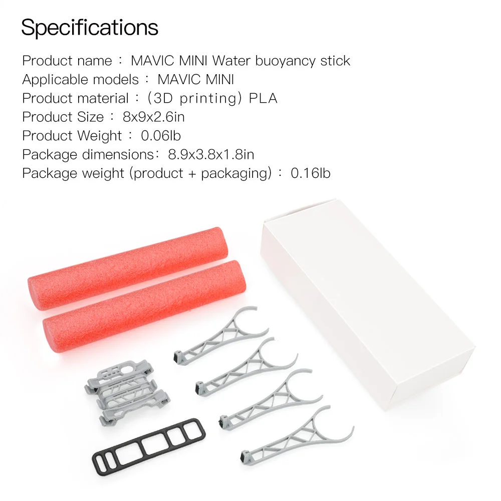 Удлинитель амортизирующего шасси комплект для плавающего дрона детали воды