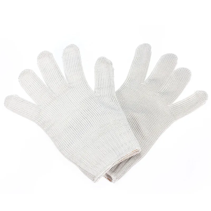 1 пара защитные перчатки Проволока из нержавеющей стали Безопасность с защитой