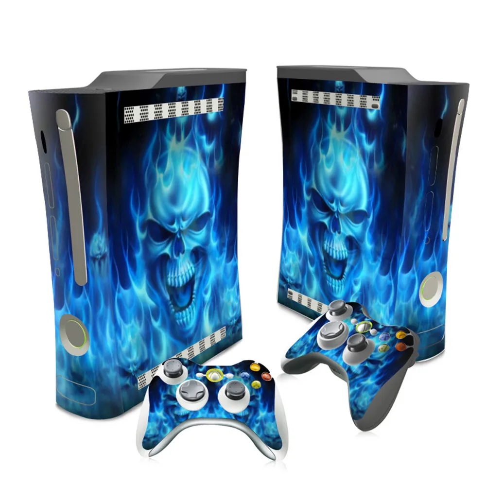 Легко устанавливаемая Виниловая наклейка для Microsoft Xbox 360 оригинальные зеркальные
