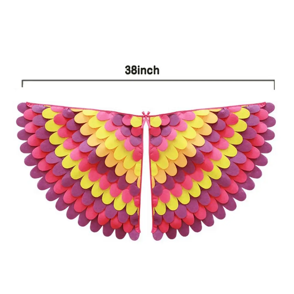 

Boys Girls Halloween Bird Costume Children Owl Cloak Birdman Mask Colorful Butterfly Wings Masquerade Kids Fancy Animal Dress Up