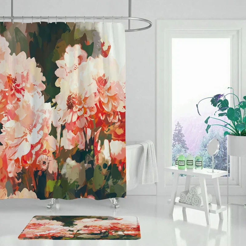 Водонепроницаемые экологически чистые занавески для душа в ванную комнату